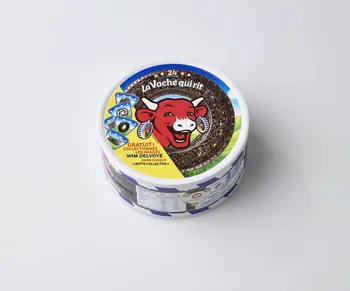 Wim Delvoye ; Lab’Bel ; Fromagerie Bel boîte à fromage La Vache qui rit édition Collector Ile-de-France, Belgique 2017 2020.34.5 Photo Mucem / Marianne Kuhn