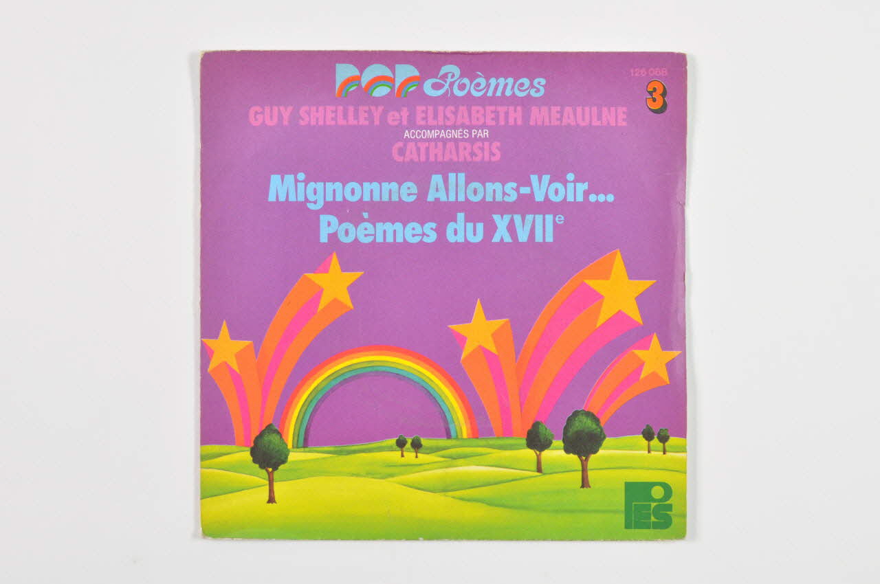 disque 45 tours Poèmes du XVIIème 2001.69.16.2282.1-2 Photo Mucem