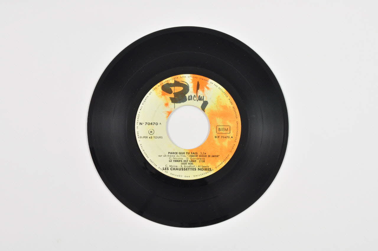 disque 45 tours C'est la nuit 2001.69.16.2304 Photo Mucem