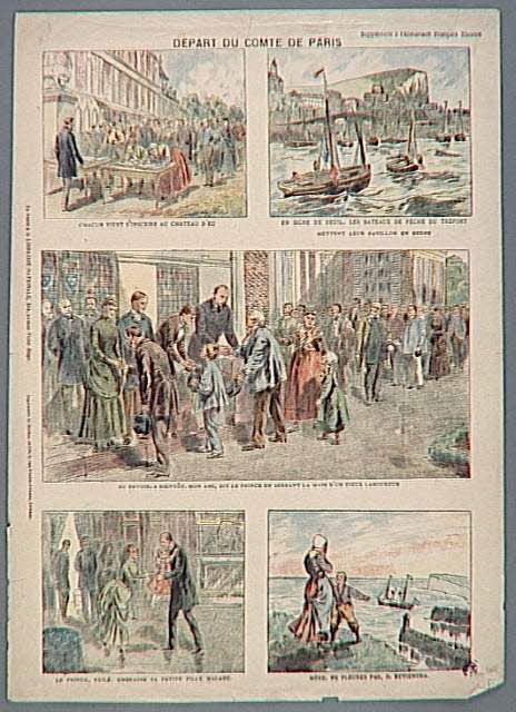 Michau G. et Cie séquence DEPART DU COMTE DE PARIS Orléans 1877-1887 1950.39.1190 Photo RMN-Grand Palais (Mucem)