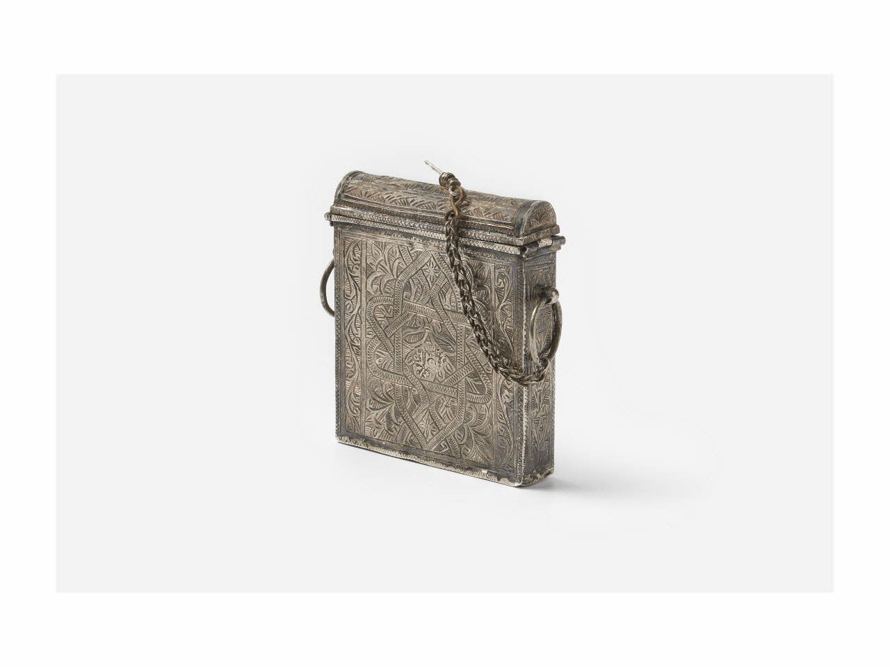 étui à amulette étui talismanique Fès-Meknès, Maroc 1888 2021.11.7 Photo Mucem/ Yves Inchierman