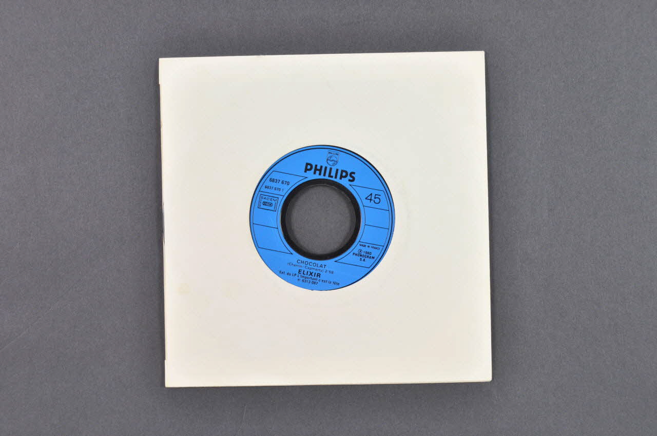 disque 45 tours Chocolat 2001.69.16.2340 Photo Mucem