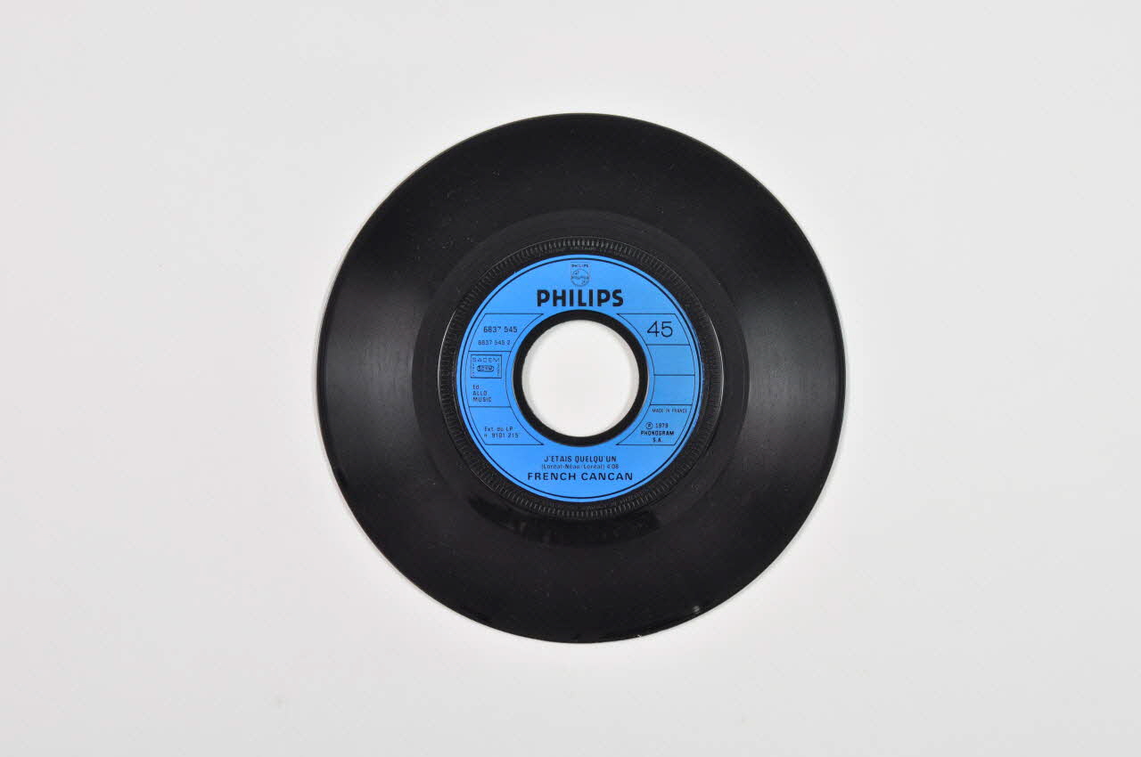 disque 45 tours J'étais quelqu'un 2001.69.16.2354 Photo Mucem