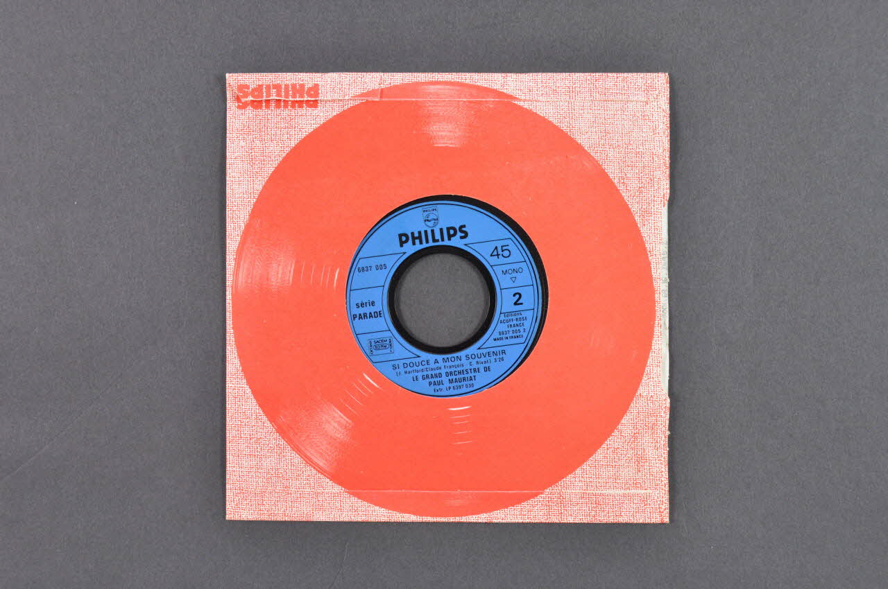 disque 45 tours Si douce à mon souvenir 2001.69.16.2495.1-2 Photo Mucem