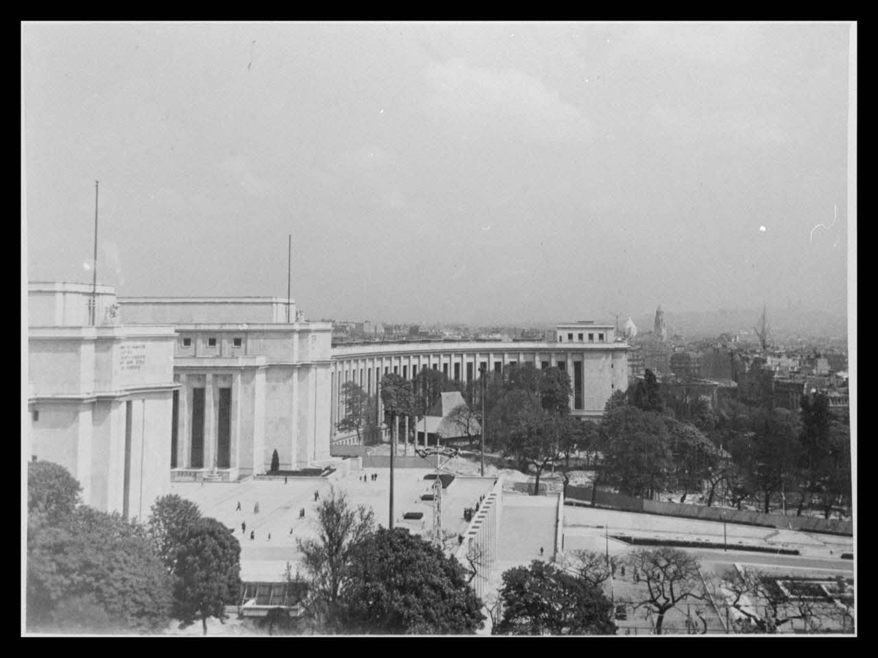 Anonyme photographie Palais de Chaillot. Construction Ile-de-France, France 1940 Ph.1940.97.1 Photo