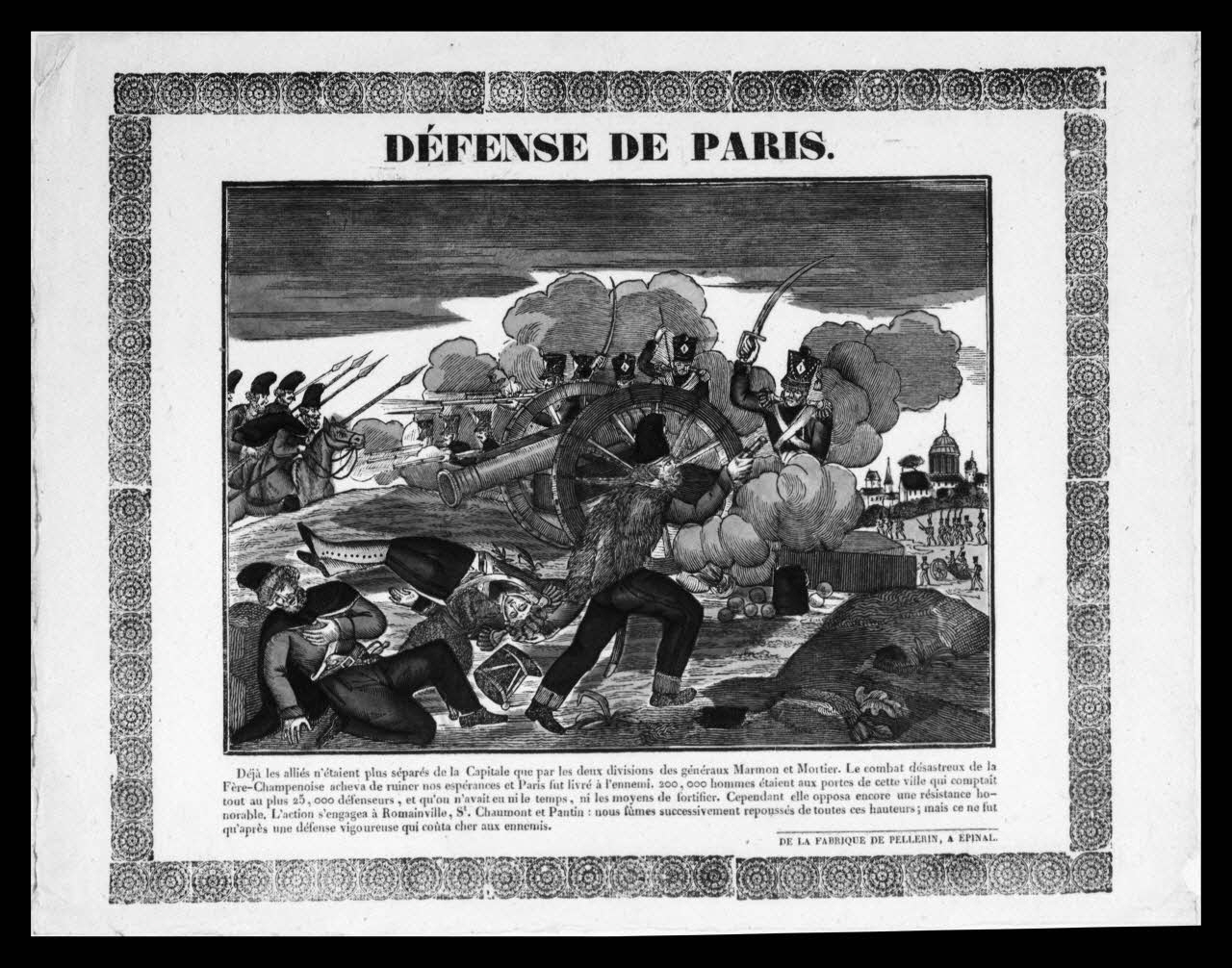 Bibliothèque nationale de France photographie Image. "Défense de Paris". Bois colorié. Epinal Provence-Alpes-Côte d'Azur, France 1954 Ph.1954.9.191 Photo