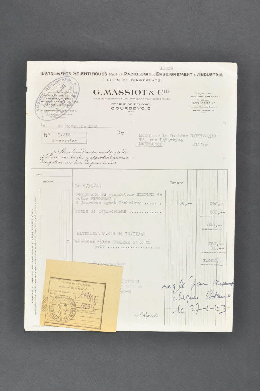 DOCUMENTS DIVERS 1940 2000.60.1306.3 Photo Mucem