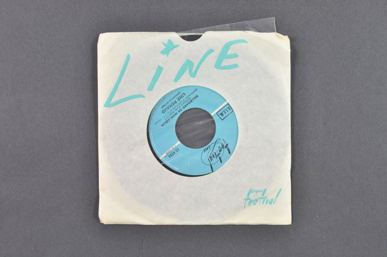 disque 45 tours Billboard de mon coeur 2001.69.16.2539.1-2 Photo Mucem