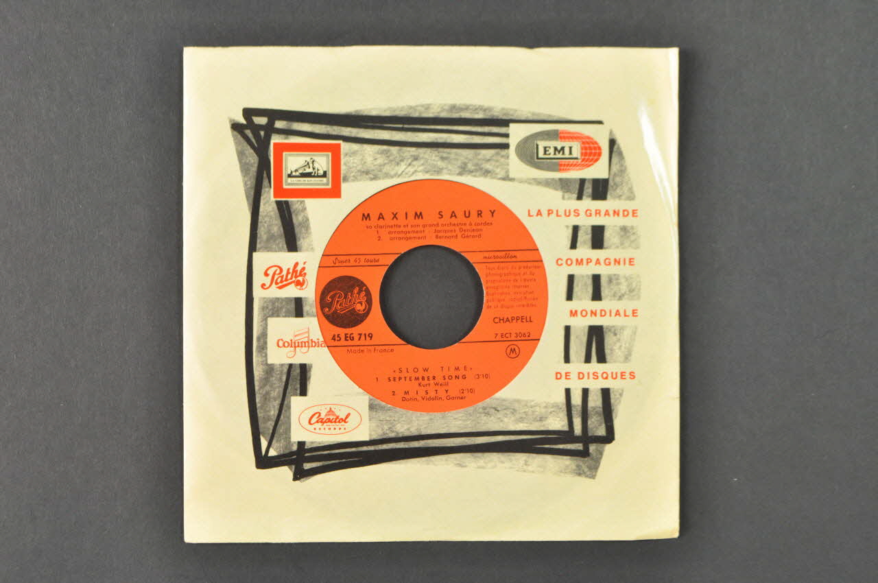 disque 45 tours September song 2001.69.16.2557.1-2 Photo Mucem