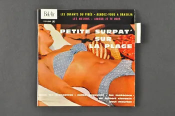 Los Matecoco ; Milko Papayaki ; Hubert Clavecin ; Paul Mauriat ; Bel Air; disque 45 tours Les enfants du Pirée France 1960 2001.69.16.2572.1-2 Photo Mucem