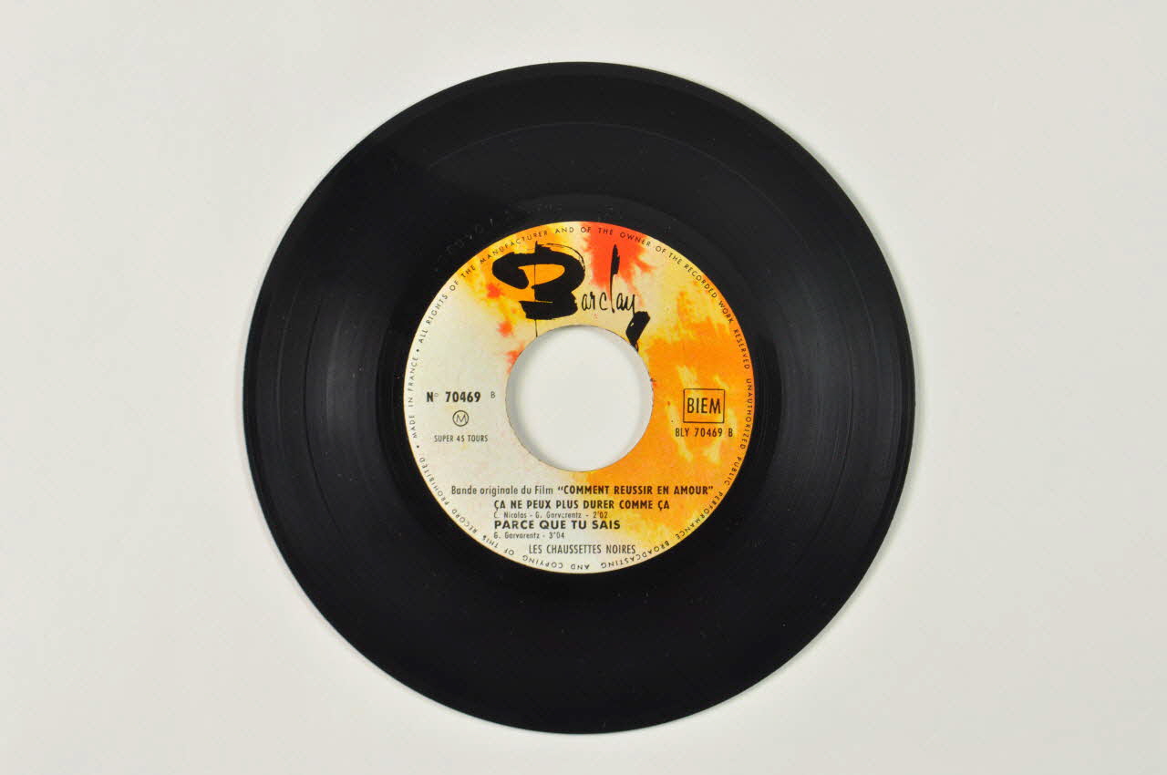 disque 45 tours Boing bong 2001.69.16.2582 Photo Mucem