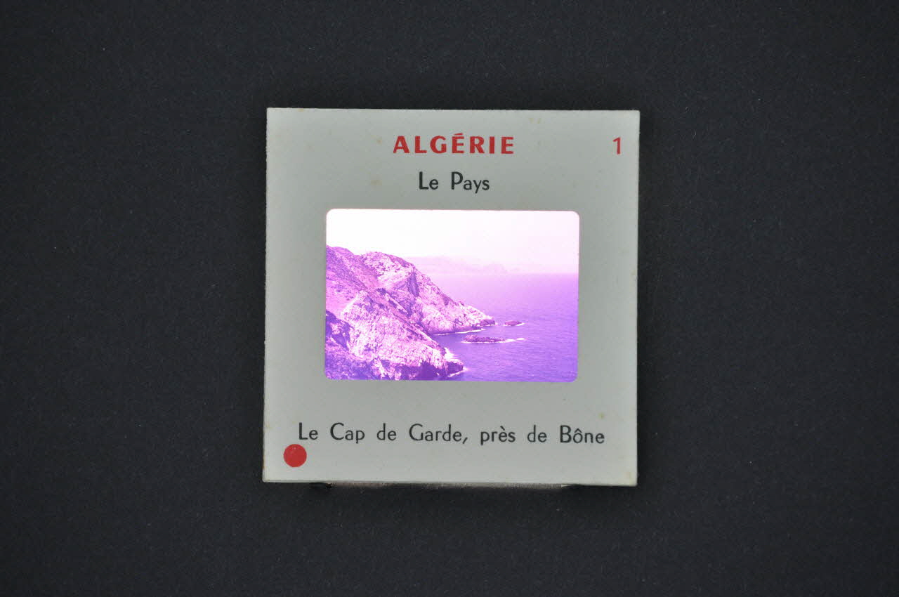 M Hamelle ; Ministère Des Affaires Algériennes diapositive Algérie, le Cap de Garde, près de Bône Annaba, Algérie 1960 2002.157.1.2 Photo Mucem