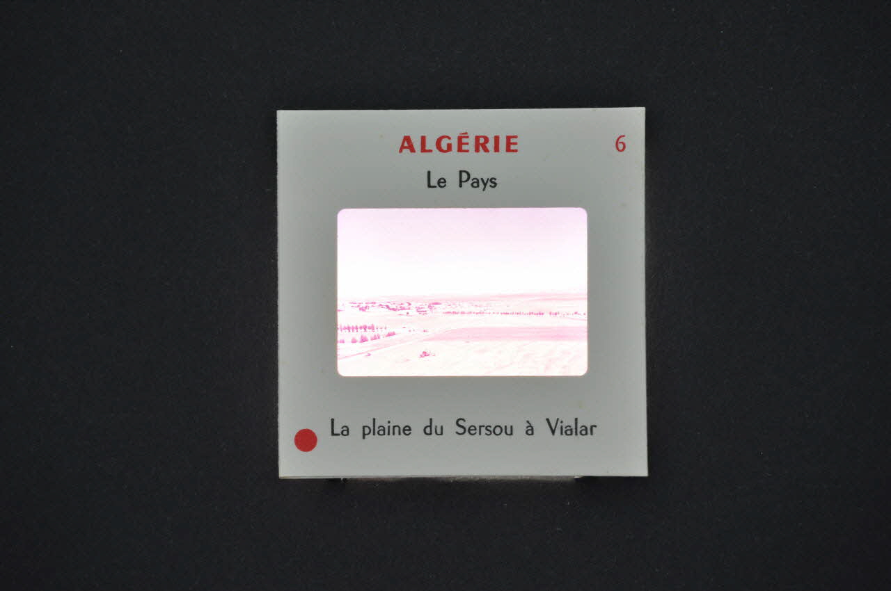 M Hamelle ; Ministère Des Affaires Algériennes diapositive Algérie. La plaine du Sersou à Vialar Ile-de-France, Algérie 1960 2002.157.1.7 Photo Mucem