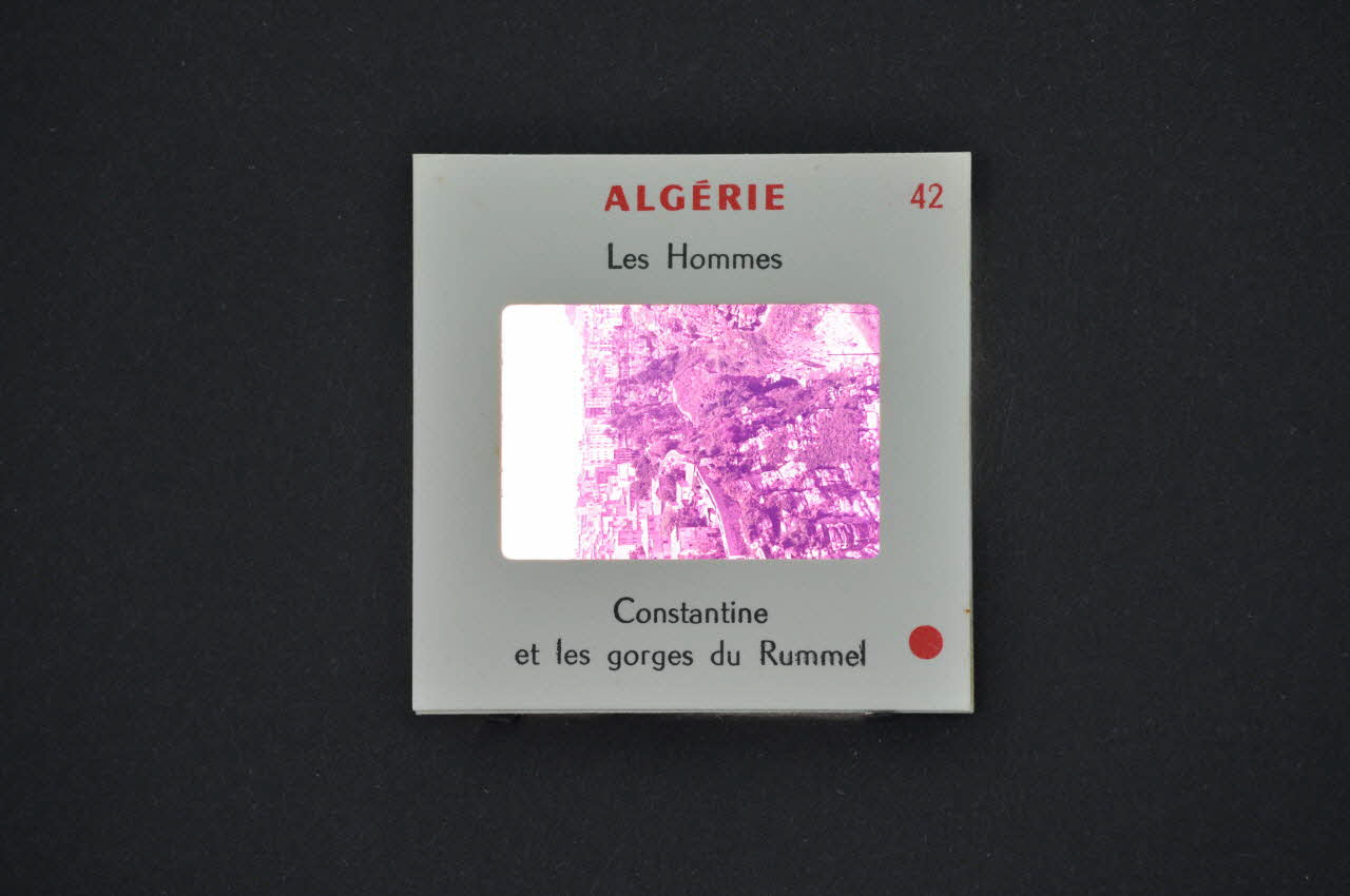 M Hamelle ; Ministère Des Affaires Algériennes diapositive Algérie. Constantine et les gorges du Rummel Ile-de-France, Algérie 1960 2002.157.1.43 Photo Mucem