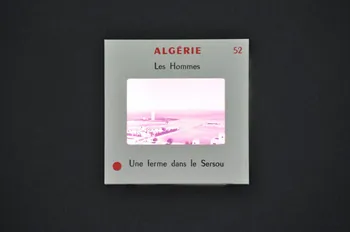 M Hamelle ; Ministère Des Affaires Algériennes diapositive Algérie. Une ferme dans le Sersou Hauts Plateaux, Algérie 1960 2002.157.1.53 Photo Mucem