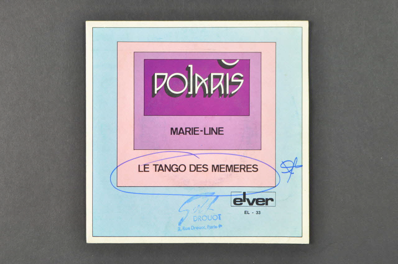 disque 45 tours Le tango des mémères 2001.69.16.2632.1-2 Photo Mucem