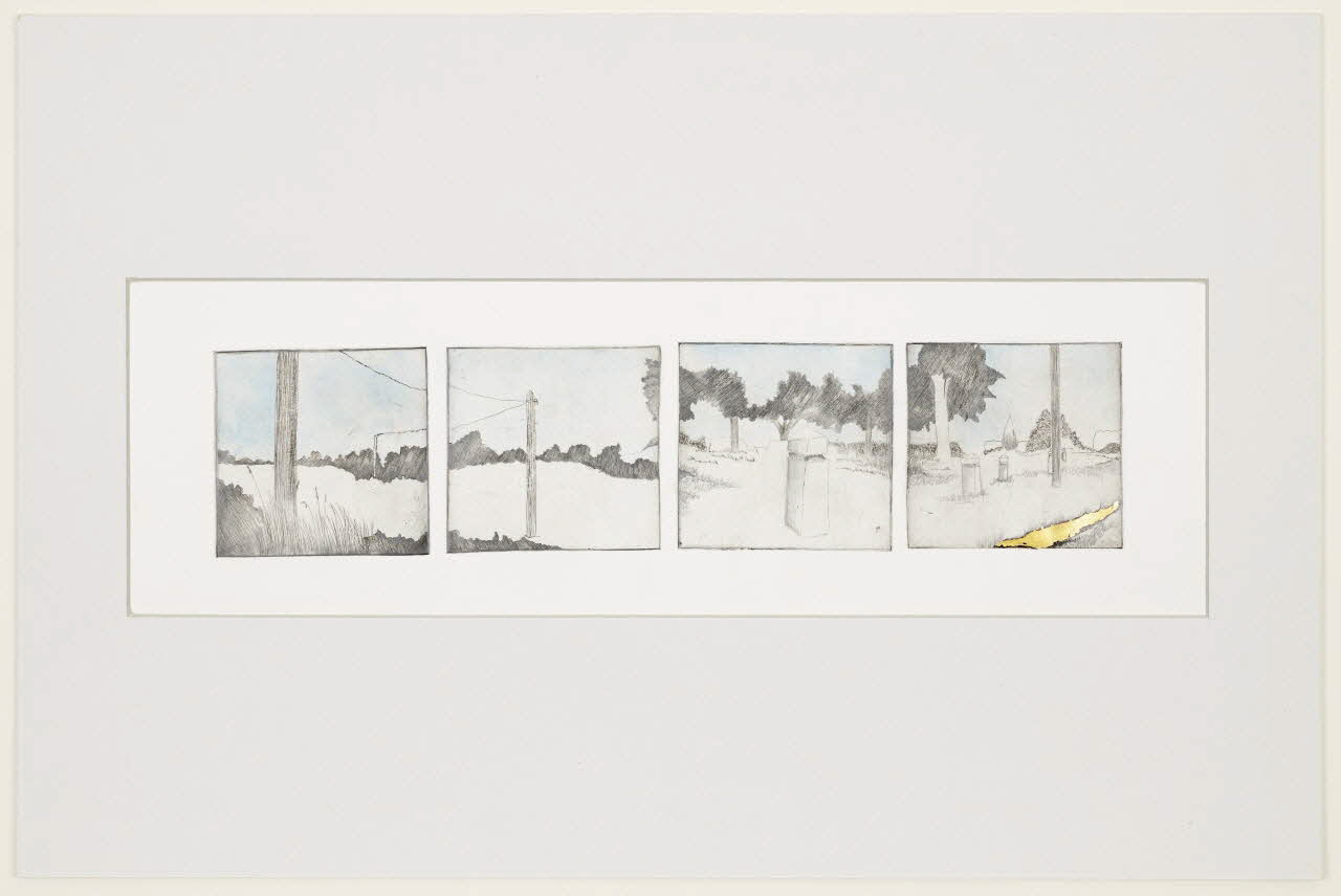 Marina Rosselle gravure En chemin Nord-Pas-de-Calais, France 2018 2021.23.2 Photo Mucem / Marianne Kuhn