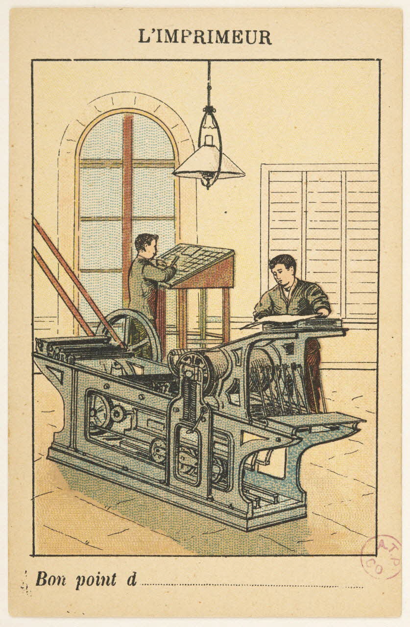 bon point L'IMPRIMEUR 1940.2.11 Photo Mucem / Marianne Kuhn