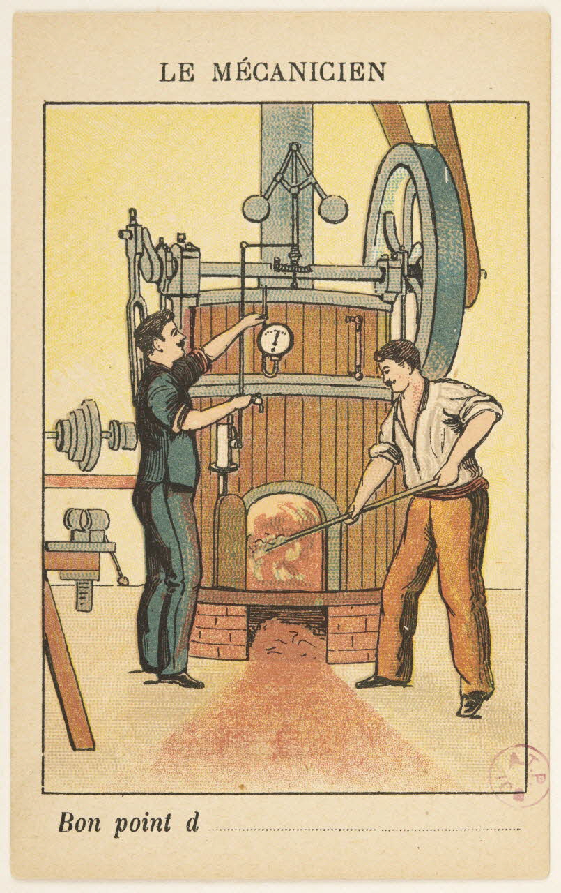 bon point LE MECANICIEN 1940.2.14 Photo Mucem / Marianne Kuhn