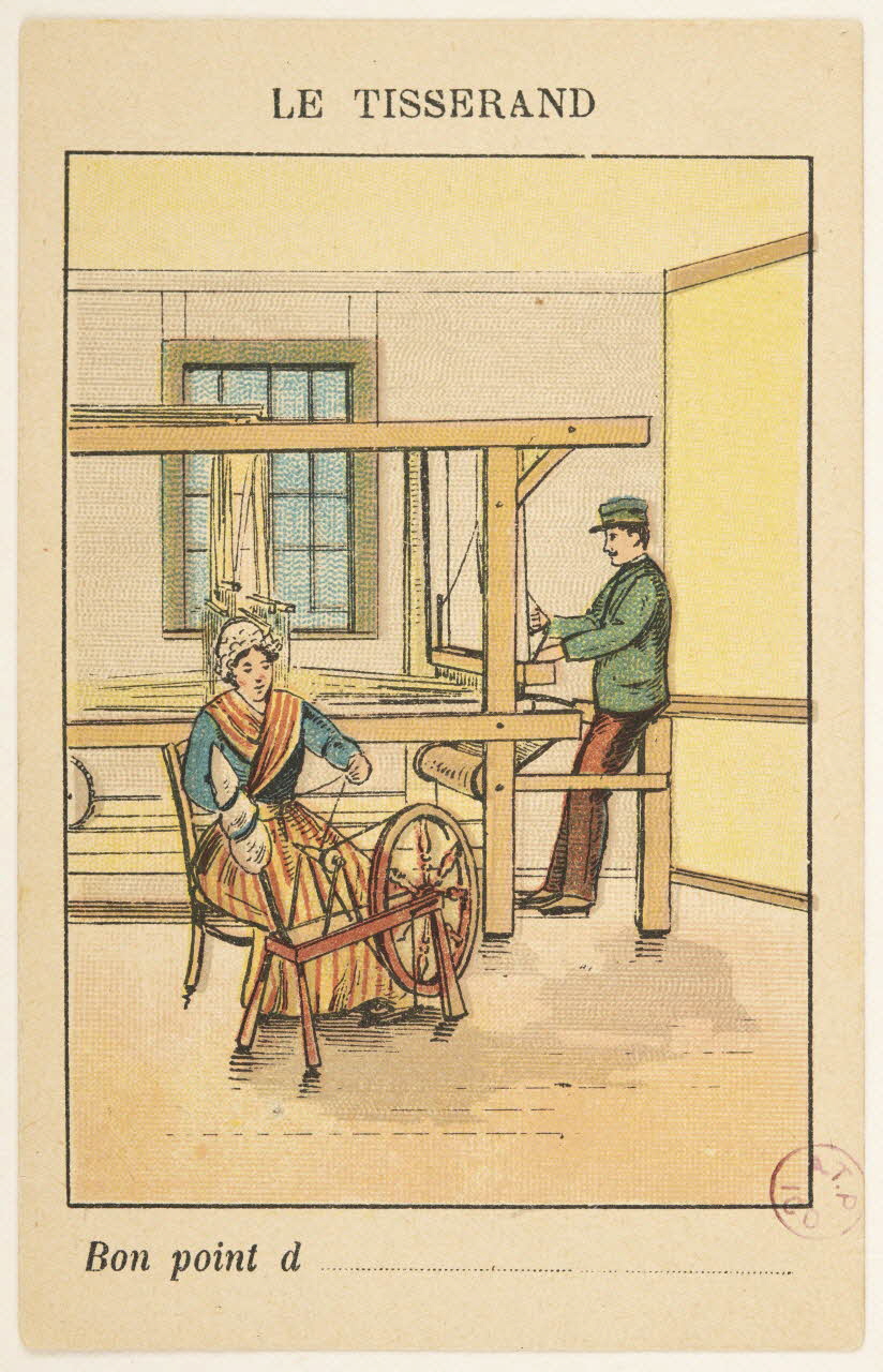 bon point LE TISSERAND 1940.2.22 Photo Mucem / Marianne Kuhn