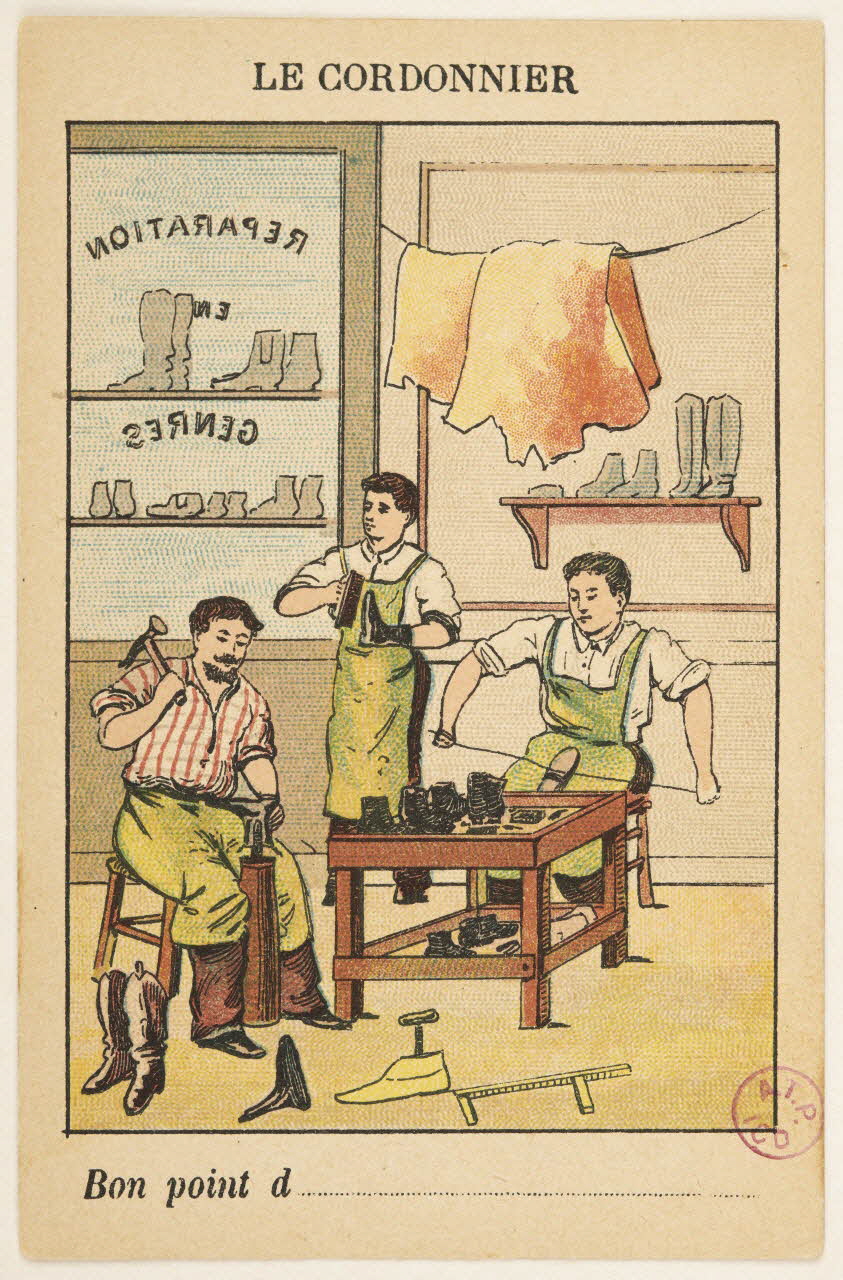 bon point LE CORDONNIER 1940.2.6 Photo Mucem / Marianne Kuhn