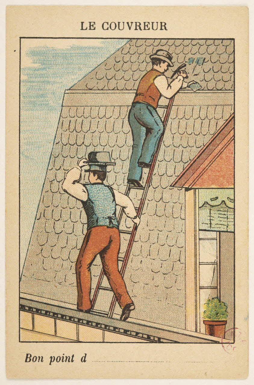 bon point LE COUVREUR 1940.2.7 Photo Mucem / Marianne Kuhn