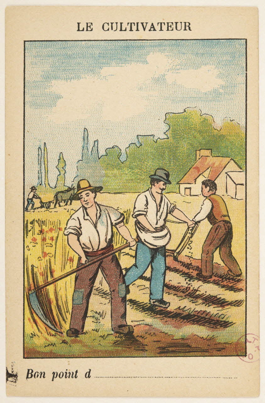 bon point LE CULTIVATEUR 1940.2.8 Photo Mucem / Marianne Kuhn