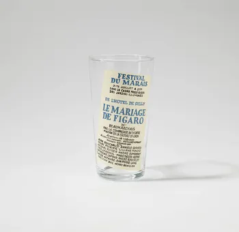 verre Le mariage de Figaro lle-de-France, France 1967 2021.10.3  Photo Mucem / Marianne Kuhn