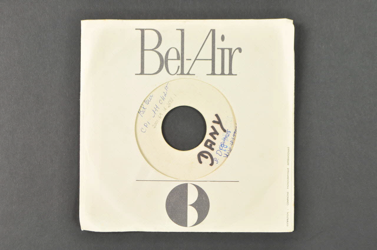 disque 45 tours Dany 2001.69.16.2688.1-2 Photo Mucem