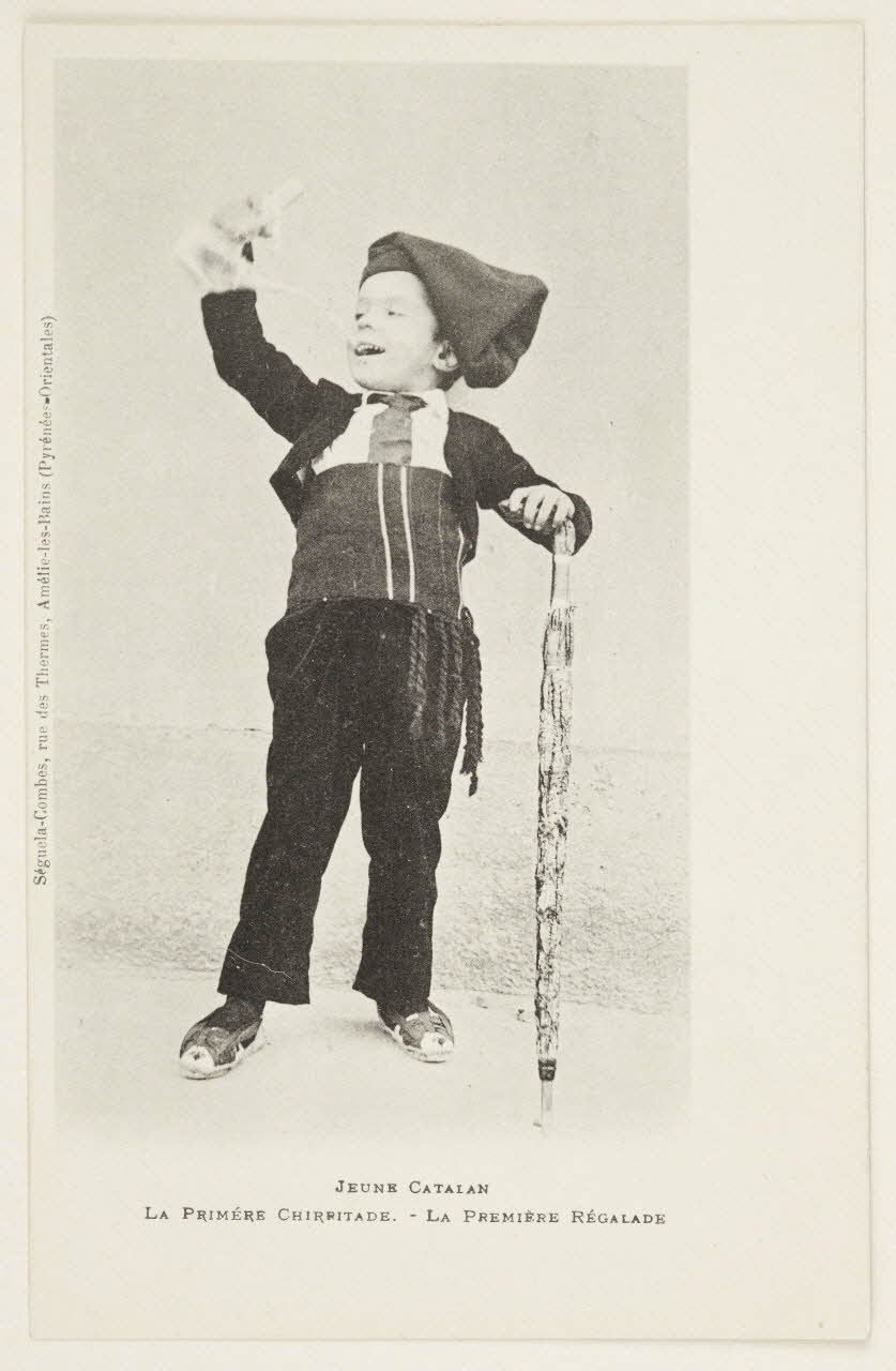 carte postale JEUNE CATALAN-LA PREMIERE REGALADE 1903 045168 Photo Mucem / Marianne Kuhn