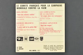 disque 45 tours Les anges dans nos campagnes 2001.69.16.2724.1-2 Photo Mucem