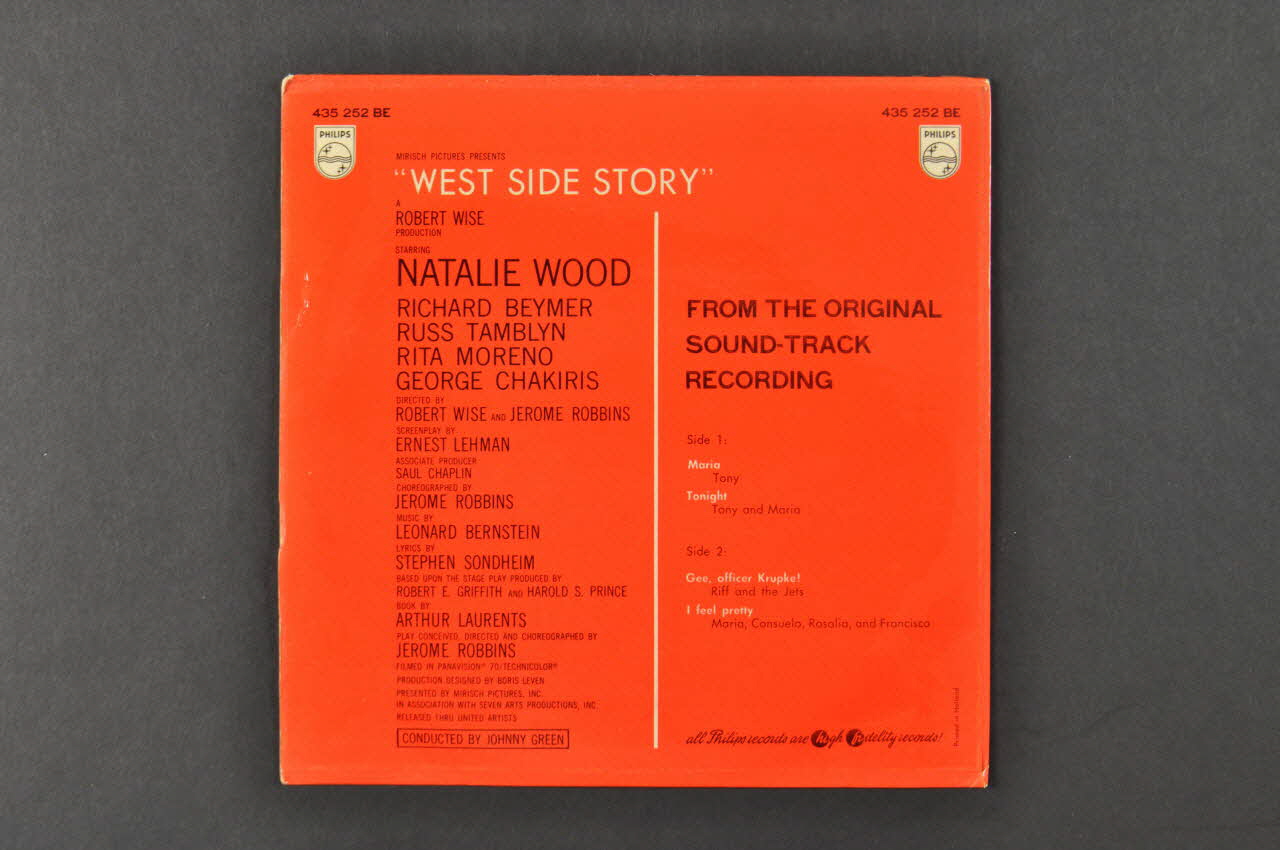 disque 45 tours Gee officer Krupke 2001.69.16.2753.1-2 Photo Mucem
