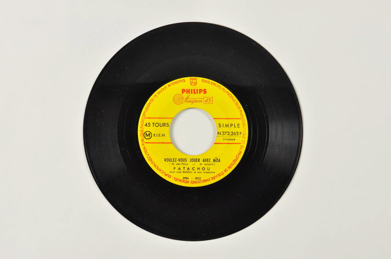 disque 45 tours La complainte de la butte 2001.69.16.2790 Photo Mucem