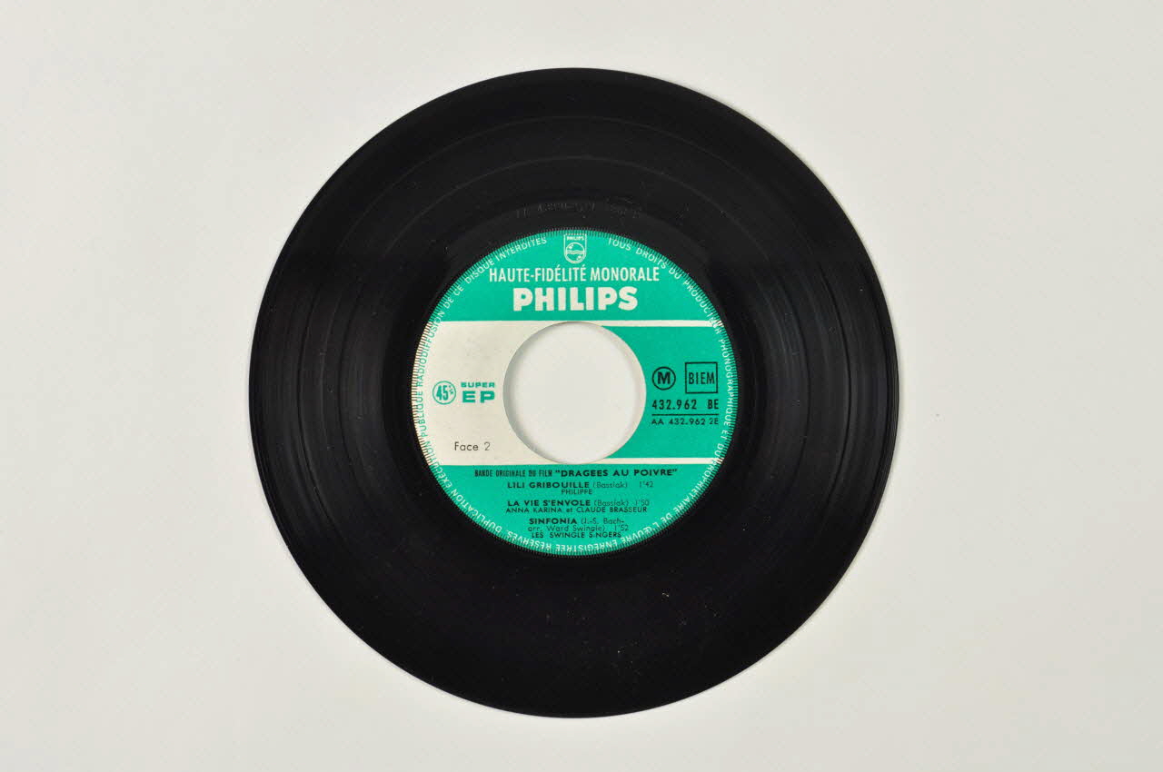 disque 45 tours Sinfonia 2001.69.16.2797 Photo Mucem