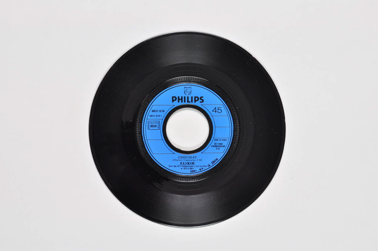 disque 45 tours Stop il est trop tard 2001.69.16.2806 Photo Mucem