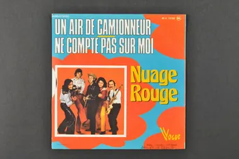 Nuage Rouge ; Disques Vogue disque 45 tours Ne compte pas sur moi France 1975 2001.69.16.2834.1-2  Photo Mucem