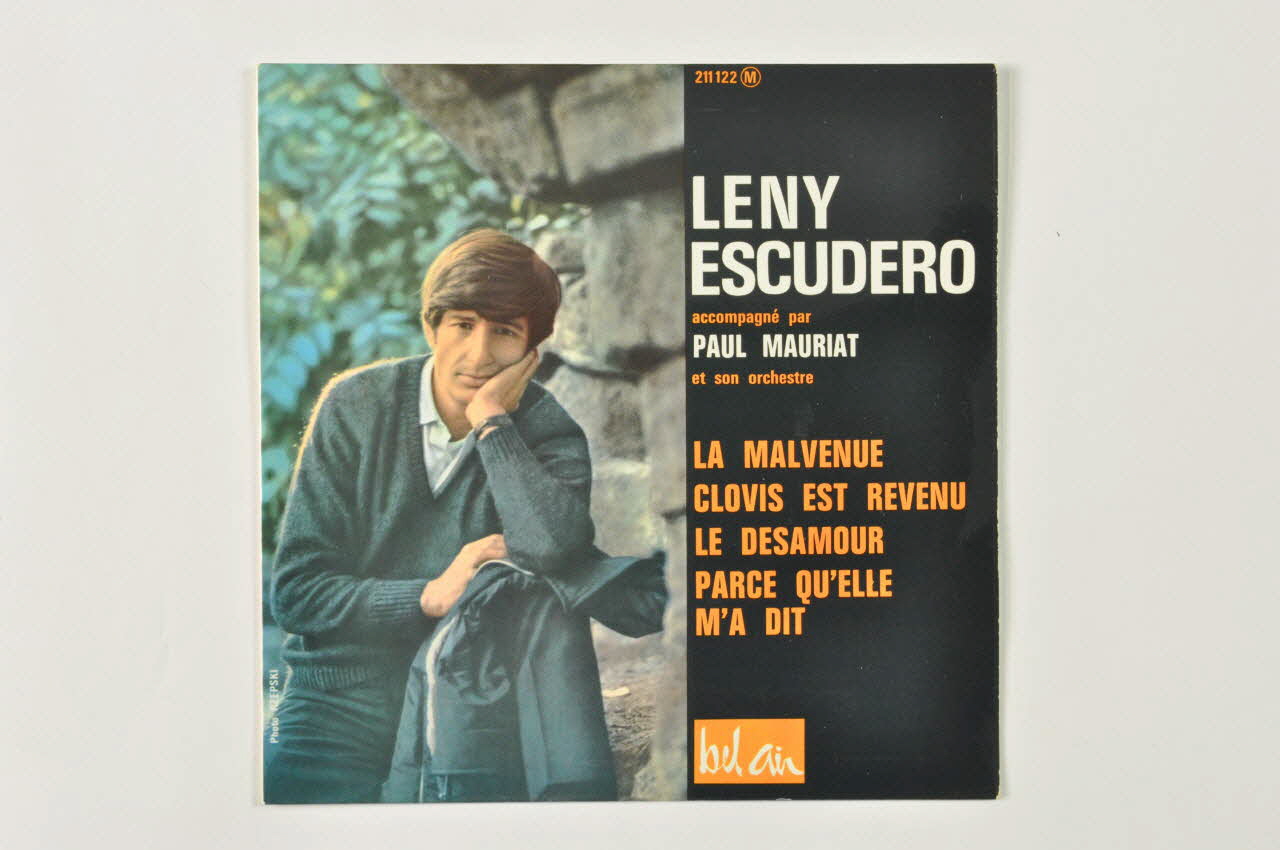 disque 45 tours Parce qu'elle m'a dit 2001.69.16.2854.1-2 Photo Mucem