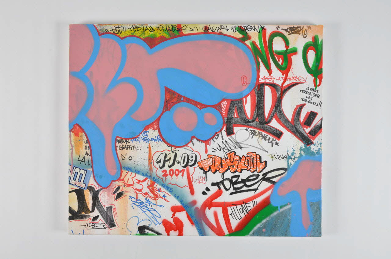 Tilt tableau Graffitis-graffiti Midi-Pyrénées, France 2002 2002.22.1.1 Photo Mucem