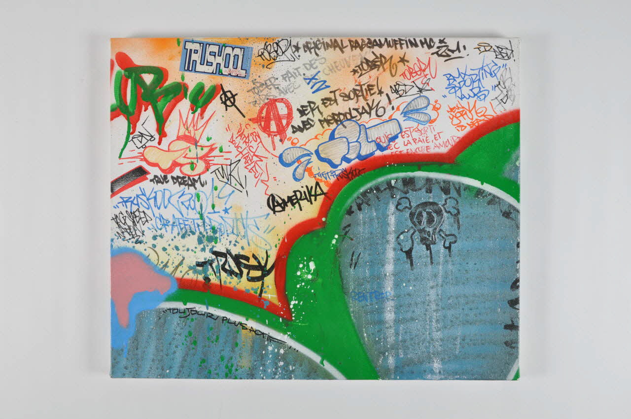 Tilt tableau Graffitis-graffiti Midi-Pyrénées, France 2002 2002.22.1.3 Photo Mucem