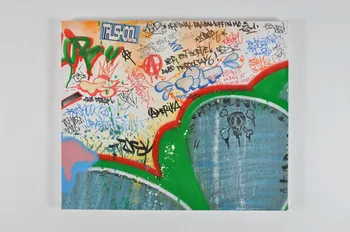 Tilt tableau Graffitis-graffiti Midi-Pyrénées, France 2002 2002.22.1.3 Photo Mucem