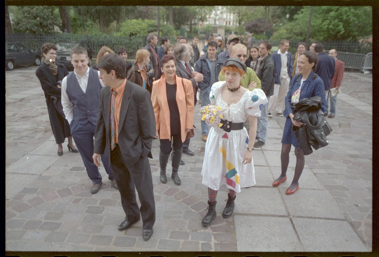 Tom Craig négatif Act Up-Mariage Elsa & Bruno Ile-de-France, France 1996 Ph.2014.1.1886.38 Photo Collection Mucem, Tom Craig