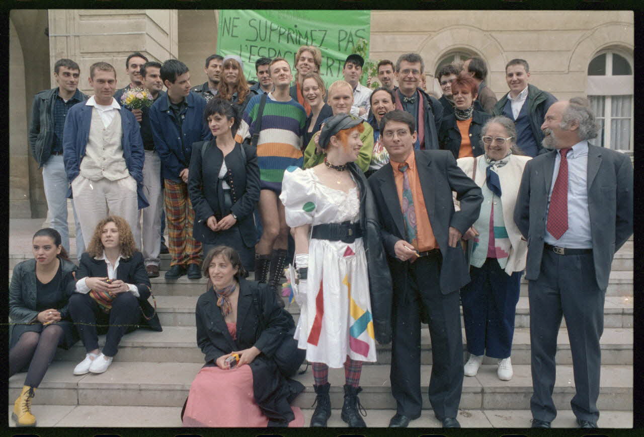 Tom Craig négatif Act Up-Mariage Elsa & Bruno Ile-de-France, France 1996 Ph.2014.1.1886.53 Photo Collection Mucem, Tom Craig