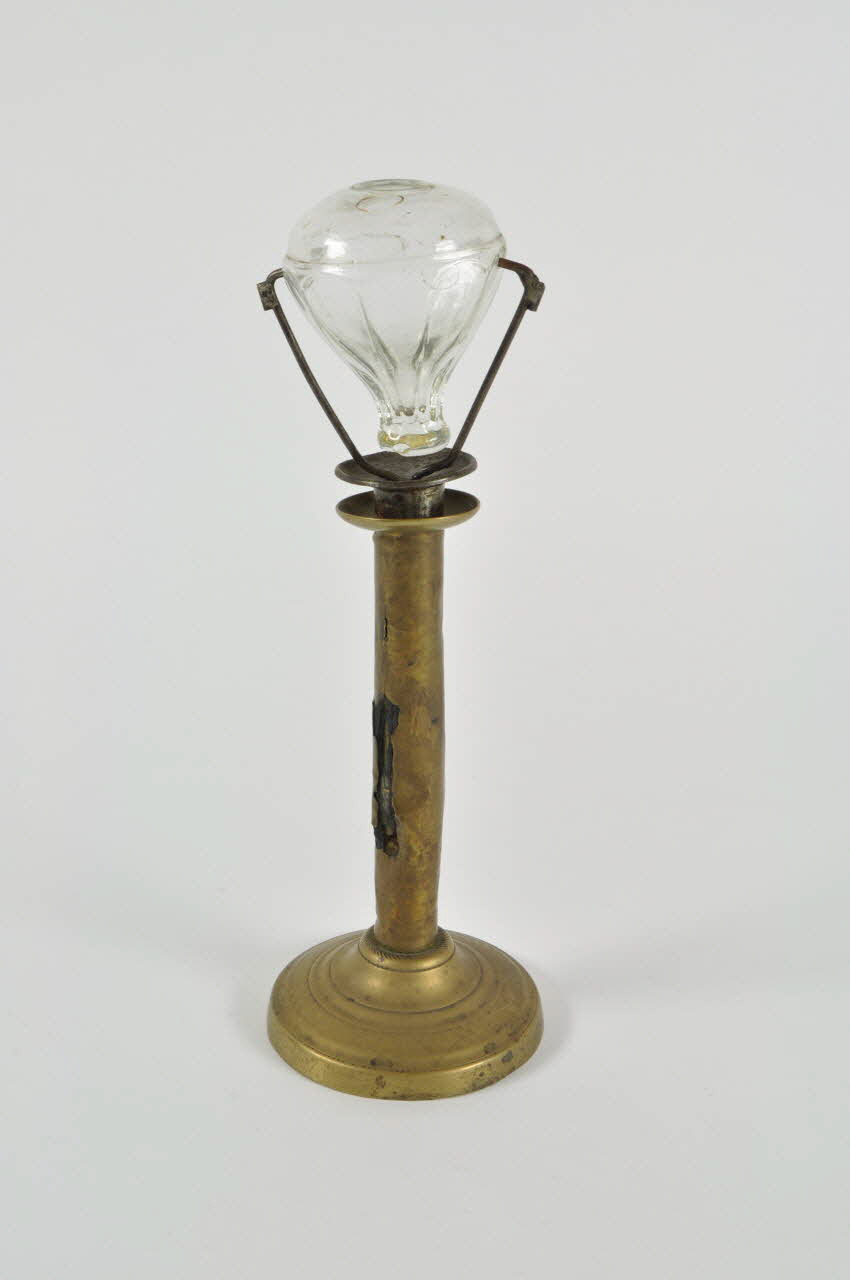 lampe à bascule lampe à huile-flambeau 1947.21.12.1-3 Photo Mucem