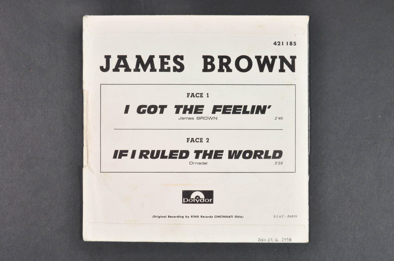 pochette de disque If I ruled the world 2001.69.16.2936 Photo Mucem