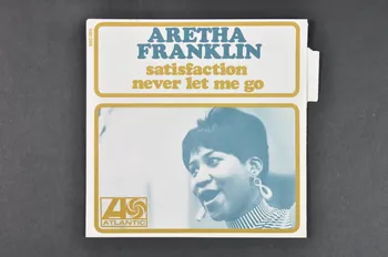 Aretha Franklin ; Atlantic Records pochette de disque Never let me go France 1968 2001.69.16.2970 Photo Mucem