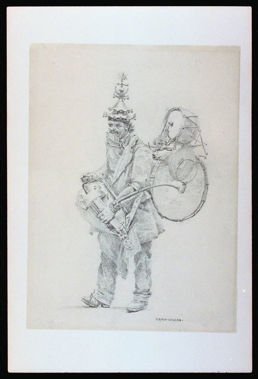 Danièle Adam ; Hervé Jézéquel photographie MNATP. Exposition. Musiciens des rues de Paris (18 novembre 1997 - 27 avril 1998) Ile-de-France, France 1997 Ph.2008.00.5.293 Photo