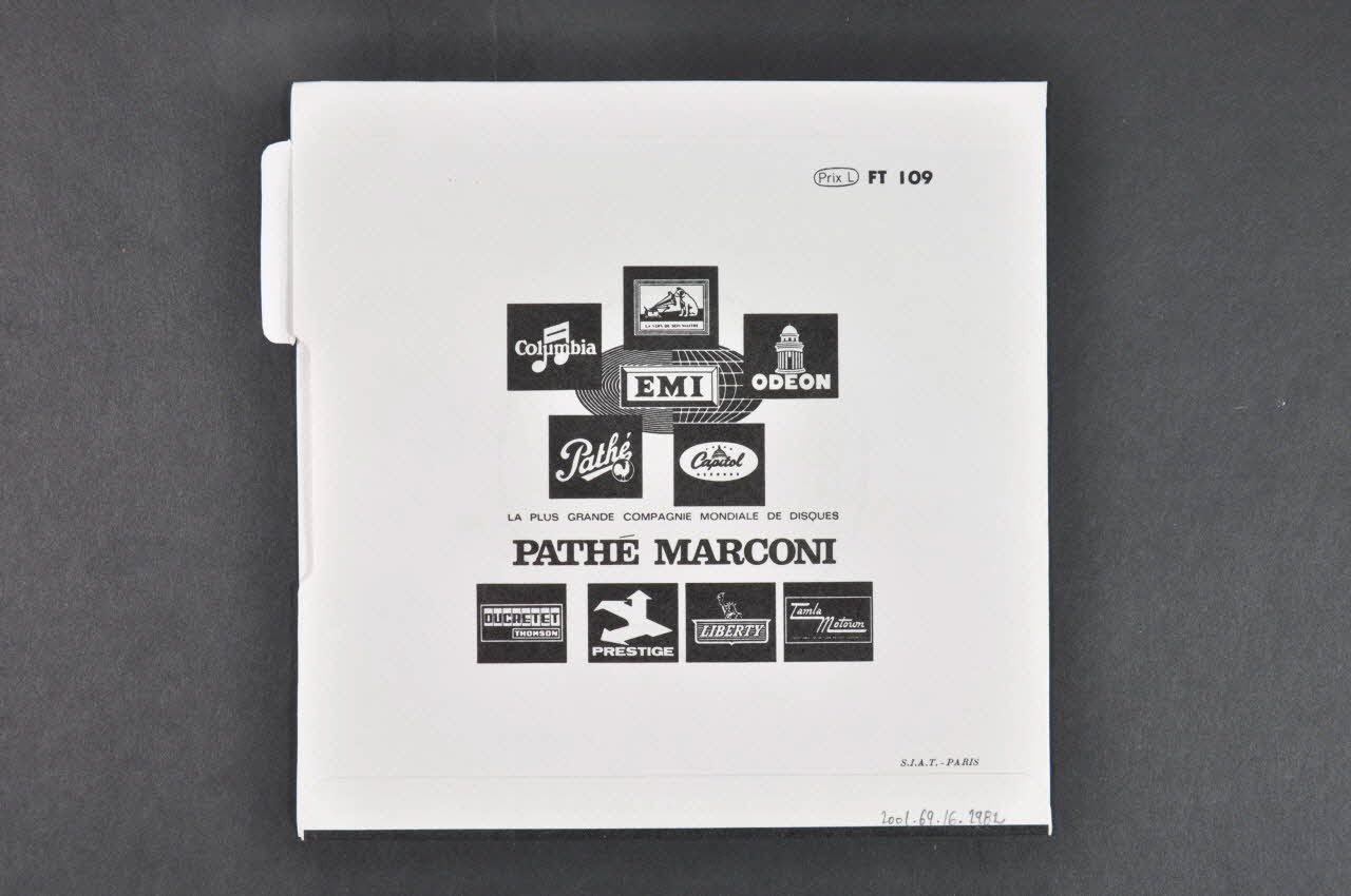 pochette de disque Every time I see you I go wild 2001.69.16.2982  Photo Mucem