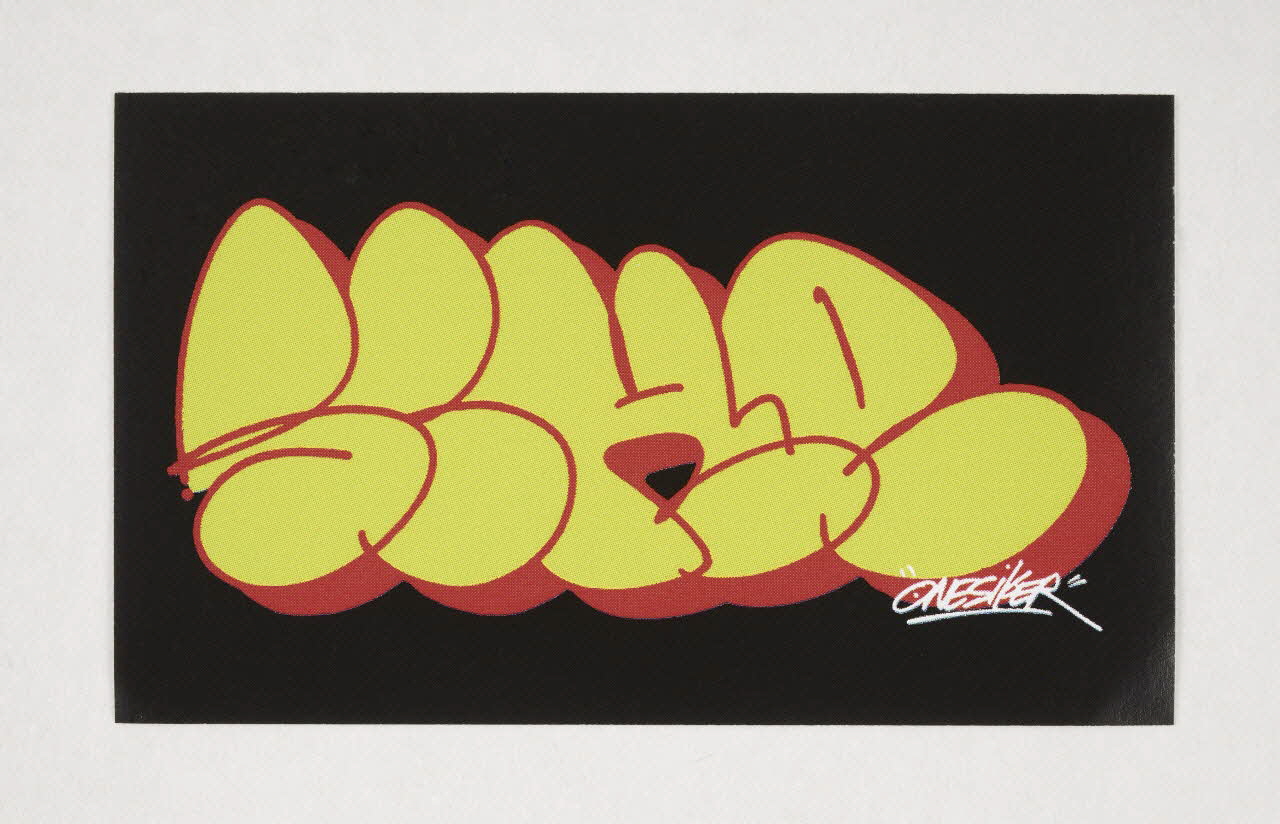 Sike autocollant Sticker "Sike" Midi-Pyrénées, France 2020 2022.5.2 Photo Mucem / Marianne Kuhn