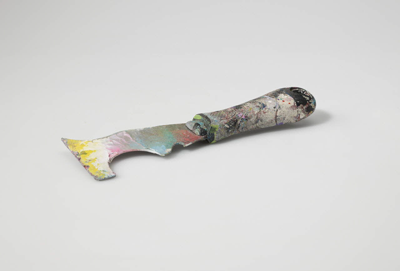 spatule Spatule pour percer les bombes de peinture aérosol 2022.5.5.2 Photo Mucem / Marianne Kuhn