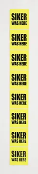 Sike autocollant Bande de 8 stickers "Siker was here" Midi-Pyrénées, France 2020 2022.5.4 Photo Mucem / Marianne Kuhn